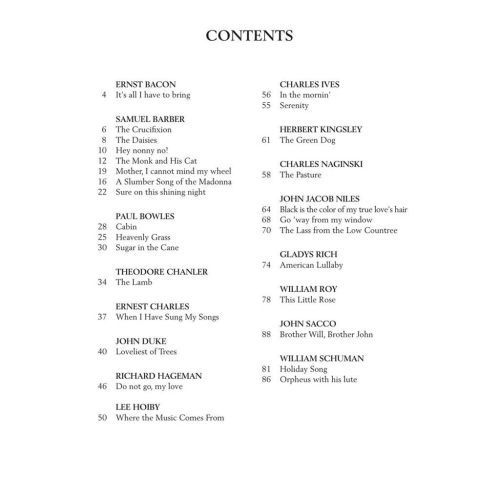 28 American Art Songs
