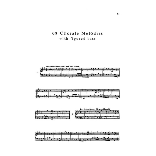 Bach, J.S - 371 Harmonized Chorales And 69 Chorale Melodies
