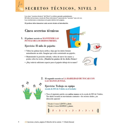 Faber & Faber - Piano Adventures: Tecnica e Interpretación Nivel 3