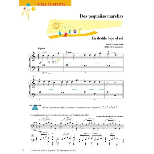 Faber & Faber - Piano Adventures: Técnica e Interpretación Nivel 2