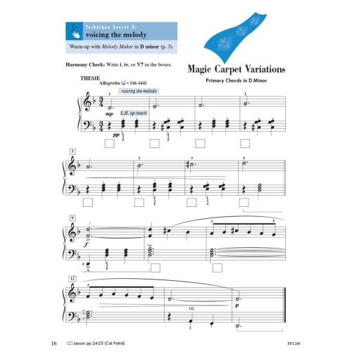 Faber & Faber - Piano Adventures Technique & Artistry Book Level 3