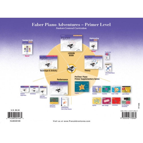 Faber & Faber - Piano Adventures Technique & Artistry Primer Level