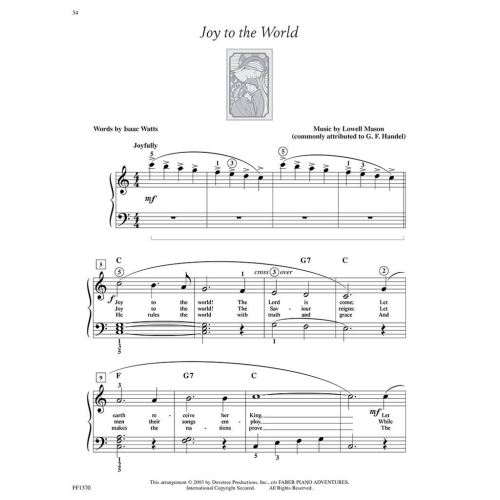 Faber & Faber - Adult Piano Adventures Christmas for All Time 1