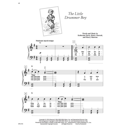 Faber & Faber - Adult Piano Adventures Christmas for All Time 1
