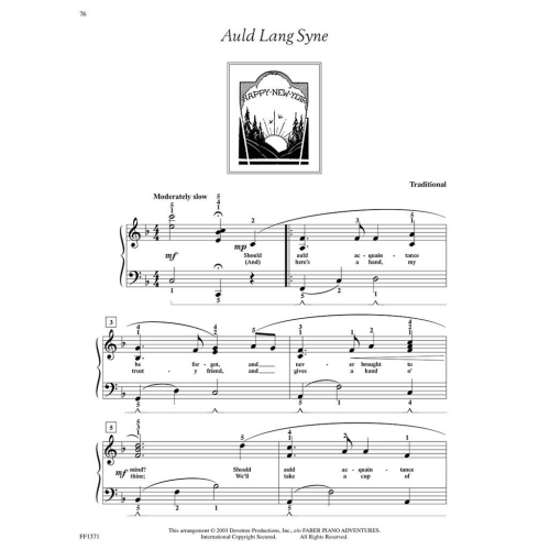 Faber & Faber - Adult Piano Adventures Christmas for All Time 2