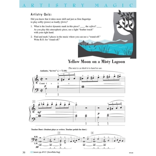 Faber & Faber - Piano Adventures Technique & Artistry Level 3A