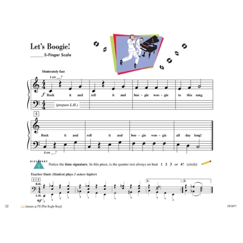 Faber & Faber - Piano Adventures Performance Book Primer Level
