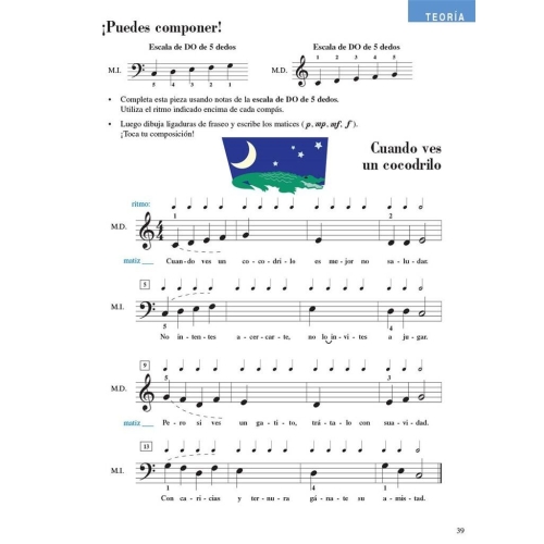 Faber & Faber - Piano Adventures: Lecciones y Teoría Nivel 3