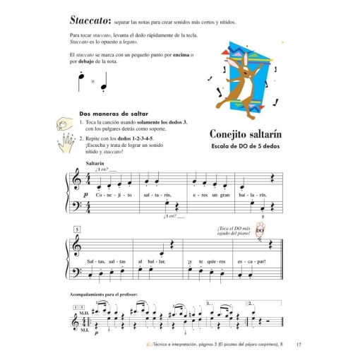 Faber & Faber - Piano Adventures: Lecciones y Teoría Nivel 2