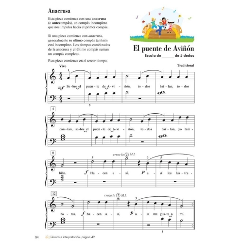 Faber & Faber - Piano Adventures: Lecciones y Teoría Nivel 2