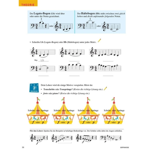 Faber & Faber - Piano Adventures: Unterrichtsheft Stufe 2