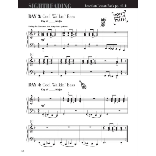 Faber & Faber - Piano Adventures Sightreading Level 3A