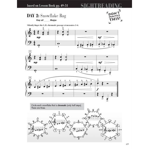Faber & Faber - Piano Adventures Sightreading Level 3A