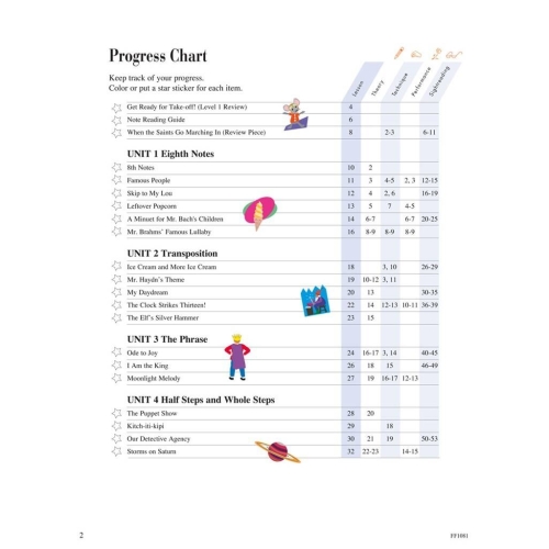 Faber & Faber - Piano Adventures Lesson Book Level 2A