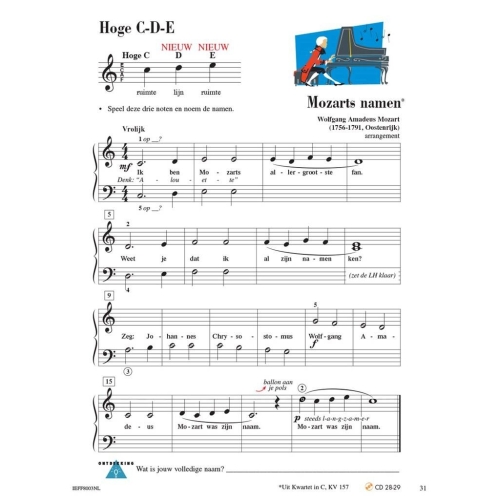 Faber & Faber - Piano Adventures: Lesboek Deel 2 + CD