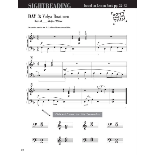 Faber & Faber - Piano Adventures Sightreading Level 4