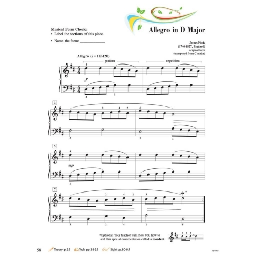 Faber & Faber - Piano Adventures Lesson Book Level 3A
