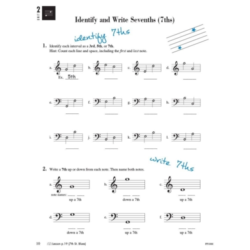 Faber & Faber - Piano Adventures Theory Book Level 3A