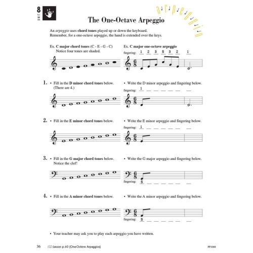 Faber & Faber - Piano Adventures Theory Book Level 3A