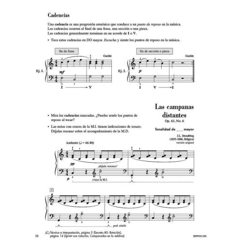 Faber & Faber - Libro de lecciones y teorya, Nivel 6