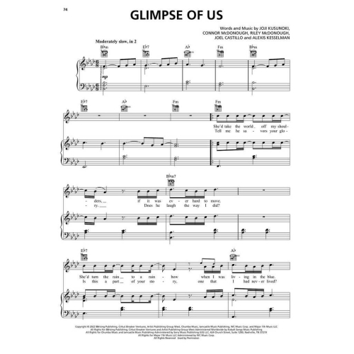 Popular Sheet Music