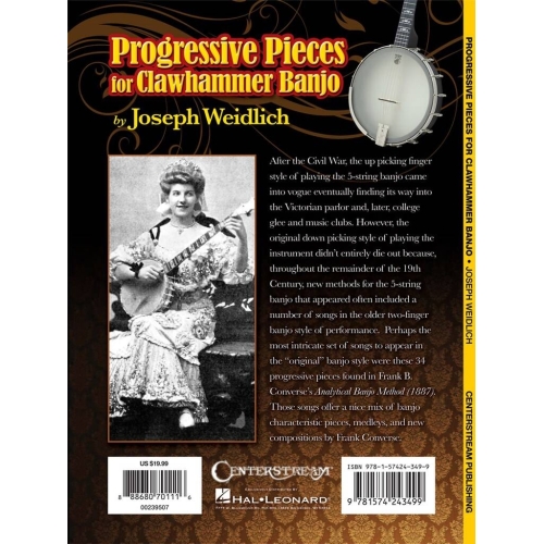 Weidlich, Joseph - Progressive Pieces for Clawhammer Banjo