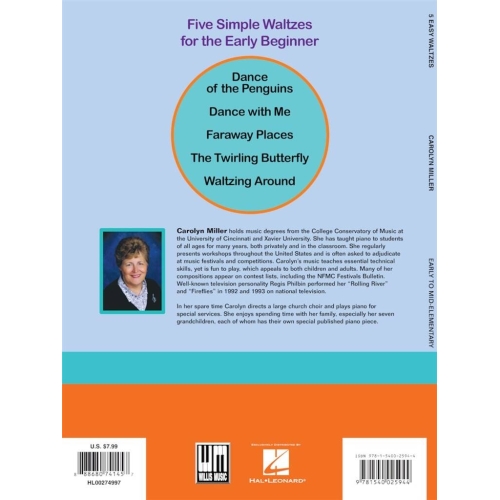 Miller, Carolyn - 5 Easy Waltzes