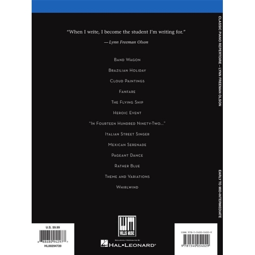 Classic Piano Repertoire - Lynn Freeman Olson