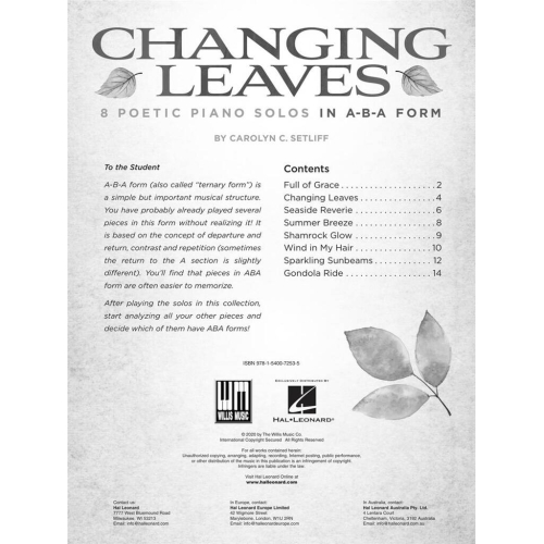 Setliff, Carolyn C. - Changing Leaves