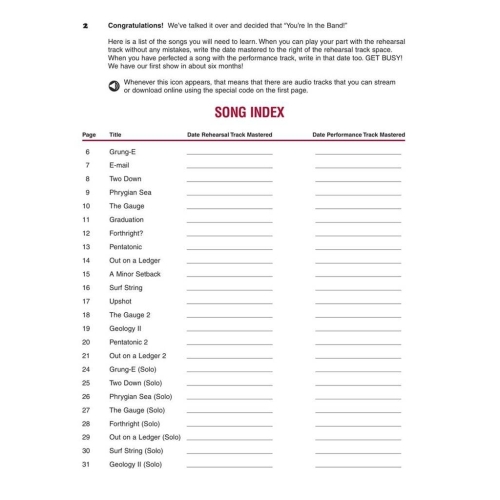 You're in the Band - TAB Edition