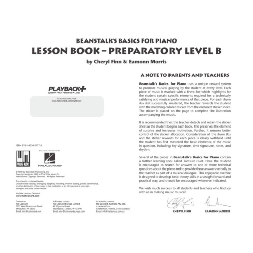 Beanstalk's Basics Lesson Book B