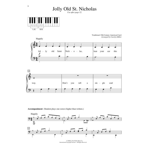 Christmas Piano Solos First Grade