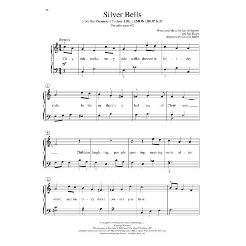 Christmas Piano Solos First Grade