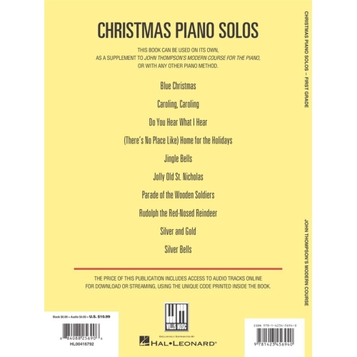 Christmas Piano Solos First Grade