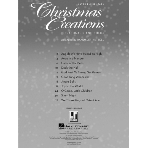 Christmas Creations - 11 Seasonal Piano Solos