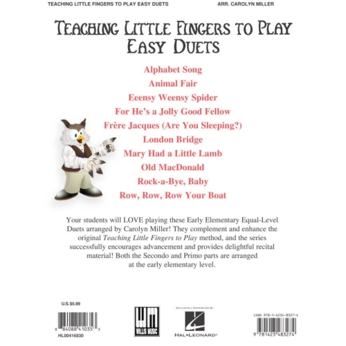 Teaching Little Fingers to Play Easy Duets