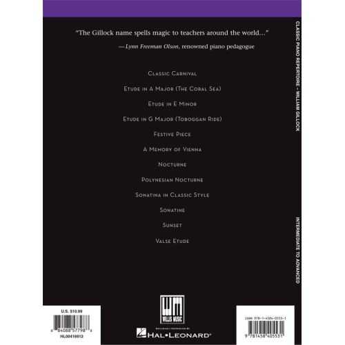 Classic Piano Repertoire - William Gillock