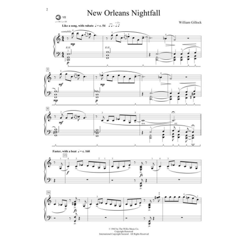Gillock, William - New Orleans Jazz Styles - Complete