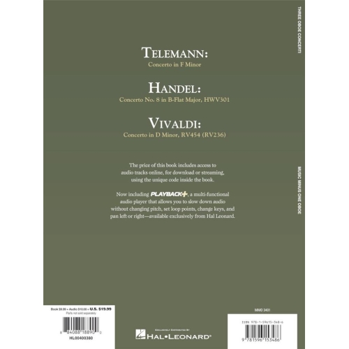 Three Oboe Concerti