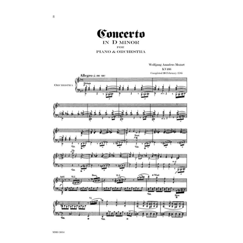 Mozart Concerto No. 20 in D Minor, KV466