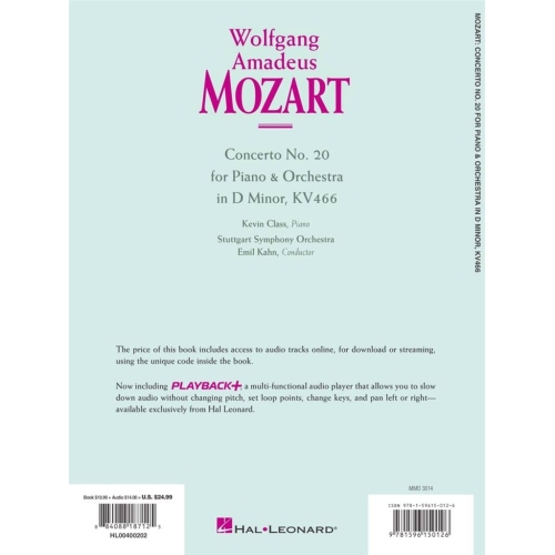 Mozart Concerto No. 20 in D Minor, KV466