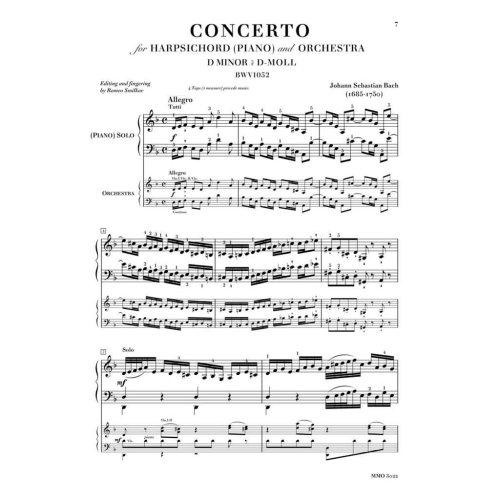 J.S. Bach - Concerto in D Minor, BMV1052