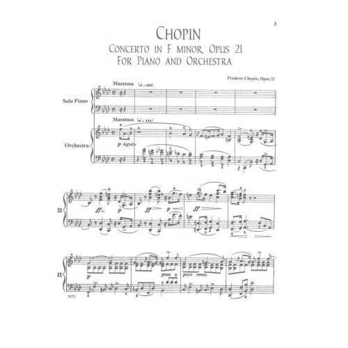 Chopin - Concerto in F Minor, Op. 21