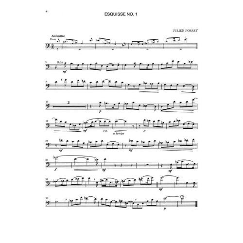 Advanced Trombone Solos, Volume 1
