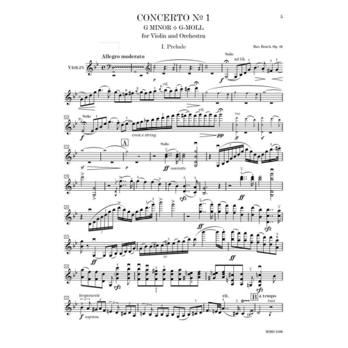 Bruch, Max - Violin Concerto No. 1 in G Minor, Op. 25