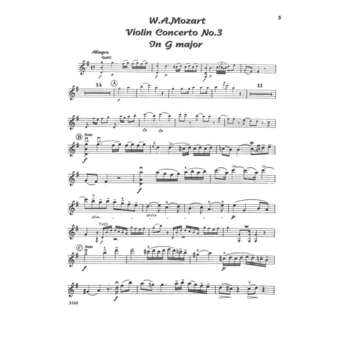 Mozart - Violin Concerto No. 3 in G Major, KV216