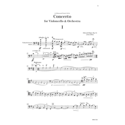 Elgar, Edward - Violoncello Concerto in E Minor, Op. 85
