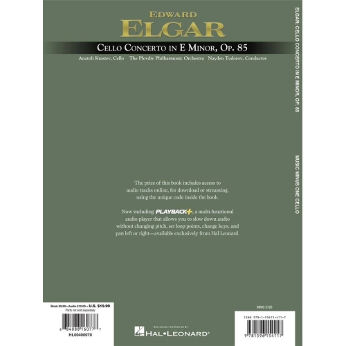 Elgar, Edward - Violoncello Concerto in E Minor, Op. 85