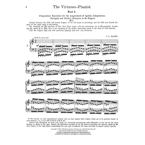 Hanon: The Virtuoso Pianist - Complete