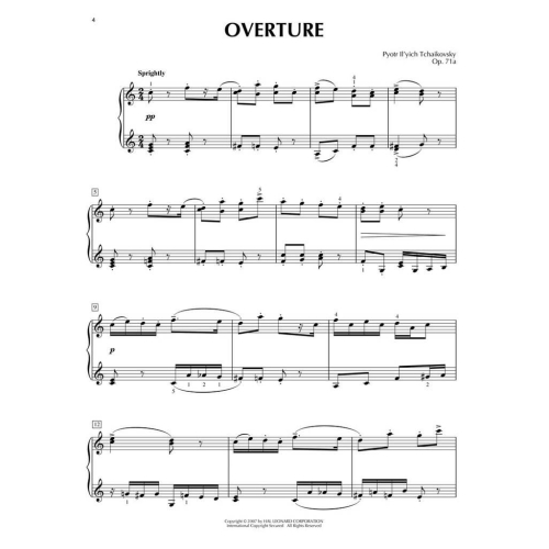 Tchaikovsky, Pyotr Ilyich - The Nutcracker Suite - Intermediate Piano Solo
